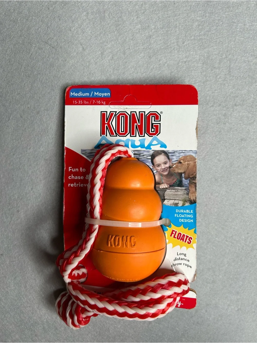 Kong Classic & Aqua. Medium 15-35lb Dog Toys Nylabone- NEW
